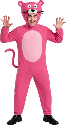 Pánský kostým růžový panter