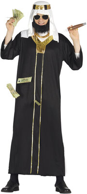 Pánský kostým šejk, černý