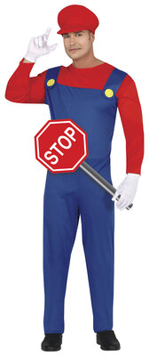 Pánský kostým Super Mario s čepicí