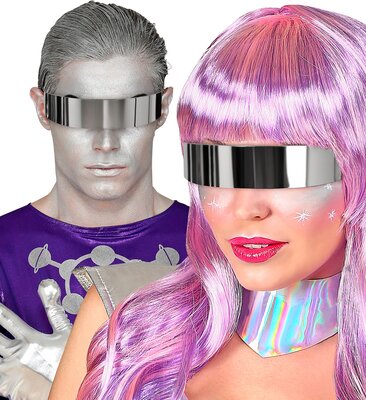 Černé zrcadlové brýle