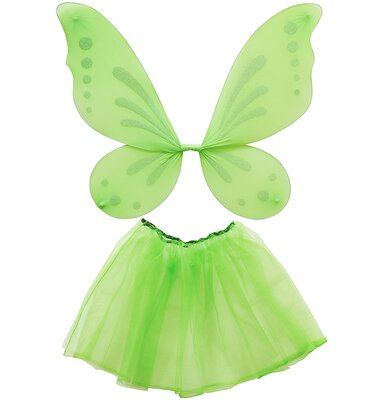 Dámská sada lesní víla (křídla, tutu sukně)