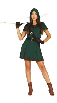Dámský kostým lovkyně/Robin Hood