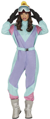 Dámský kostým retro lyžařská kombinéza