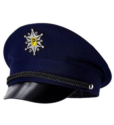 Dětská policejní čepice, tmavá modrá