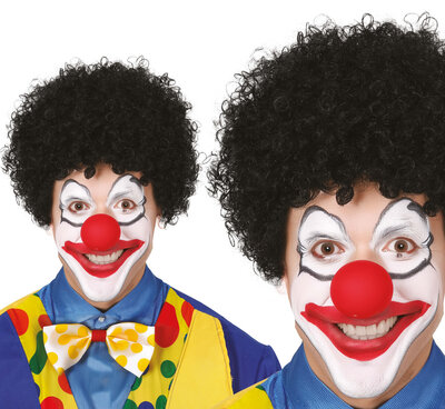 Kudrnatá paruka klaun