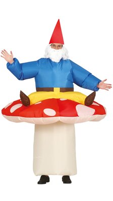 Nafukovací kostým mochomůrka se skřítkem