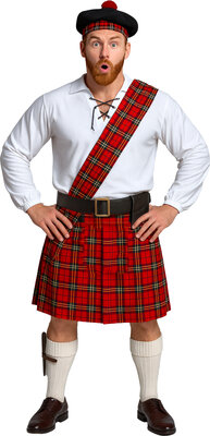 Pánský kostým skot se sukní