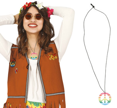 Barevný medailon hippies, 60. léta