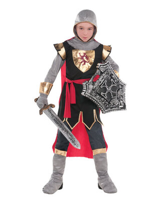 Chlapecký kostým statečný rytíř s kápí