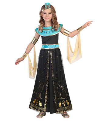 Dívčí kostým Kleopatra s modrými detaily
