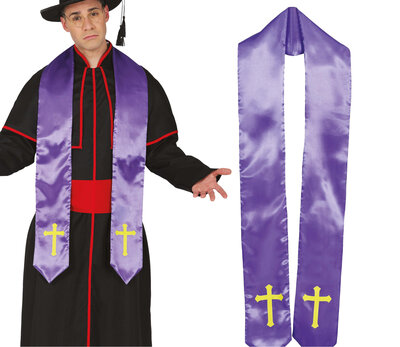 Fialová štóla pro kněze/papeže