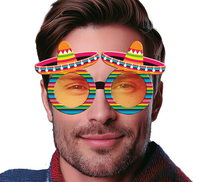 Mexické brýle se sombrery