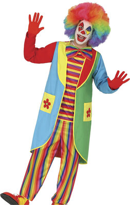 Pánský kostým barevný klaun