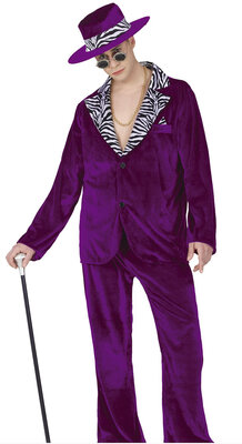 Pánský kostým disco král/pasák