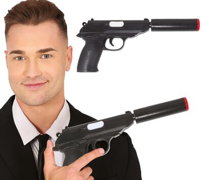 Pistole s tlumičem, 25 cm