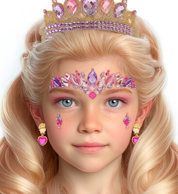Samonalepovací kamínky princezna