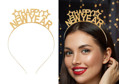 Čelenka s nápisem Happy New year