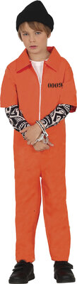 Chlapecký kostým vězeň s tetováním
