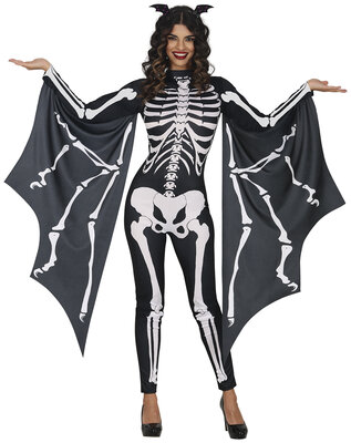 Dámský kostým kostra netopýra