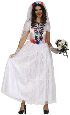 Dámský kostým La Catrina, Dia de Los Muertos