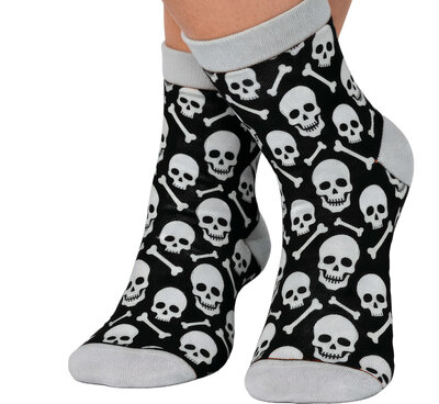 Dětské ponožky s motivem lebky