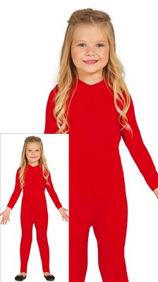 Dětský overal v červené barvě