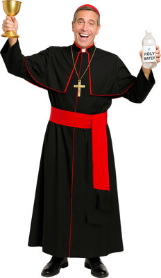 Pánský kostým kardinál/kněz