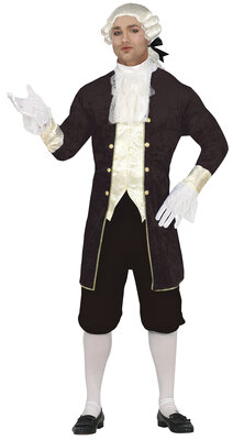 Pánský kostým markýz, hnědý