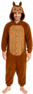 Pánský overal Labubu, hnědý