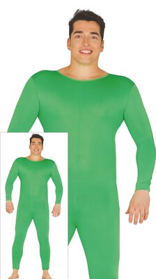 Pánský overal v zelené barvě