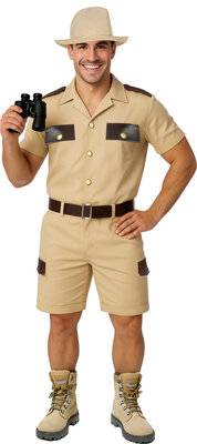 Pánský safari kostým s čepicí