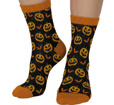 Ponožky s motivem dýně