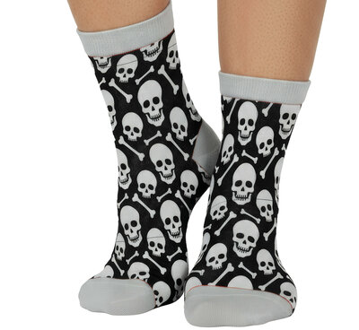 Ponožky s motivem lebky