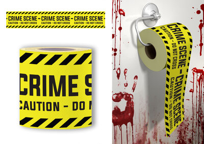 Toaletní papír s nápisem místo činu (crime scene), 30 m