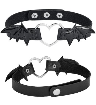 Choker s netopýřími křídly