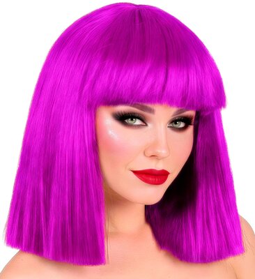 Dámská fialová paruka "showgirl"