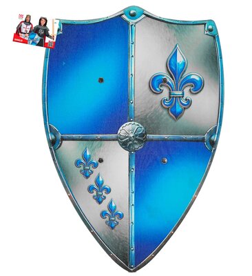 Dětský dřevěný štít s motivem fleur-de-lis, 50 x 32 cm