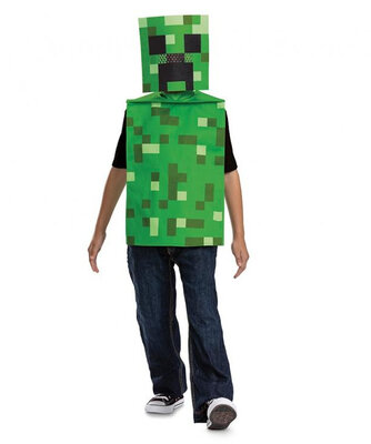 Dětský kostým Minecraft, zelený