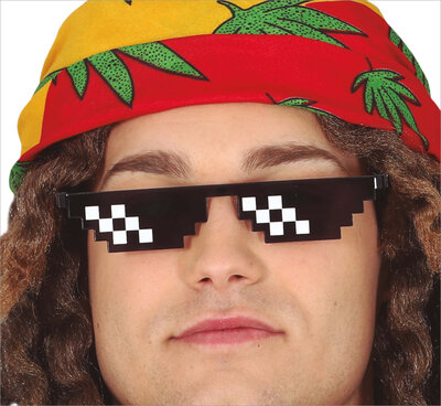 Pixelové brýle - Thug life