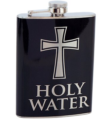 Placatka s nápisem Holy Water pro kněží a jeptišky