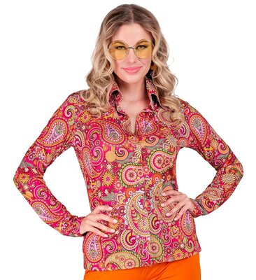 Dámská hippie vintage košile ve stylu 60. let