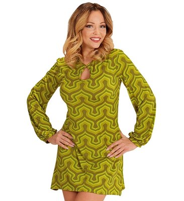 Dámské šaty styl 70. let – tapeta