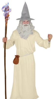 Pánský kostým bílý čaroděj/Gandalf