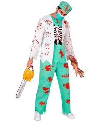 Pánský kostým krvavý Zombie doktor