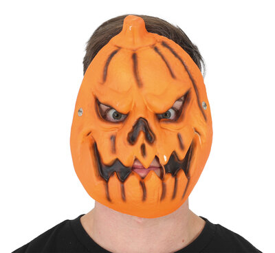 Pěnová halloweenská maska dýně